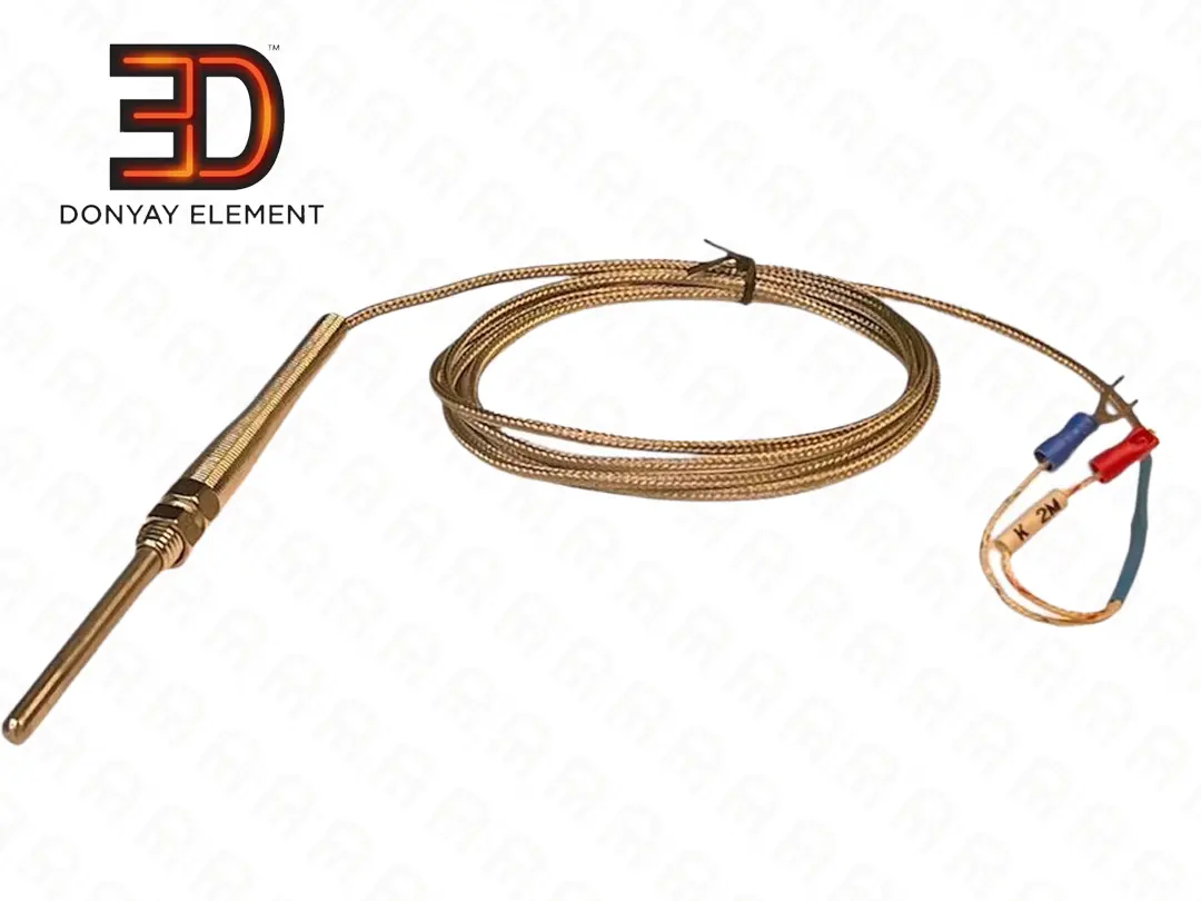 ترموکوپل تیپ کا طول غلاف 5 سانت مهره 8