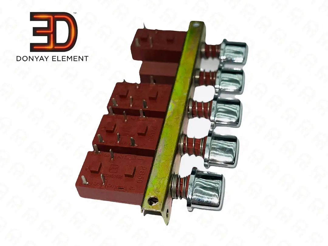 کلید هود 5 تایی بیضی بدون برد بدون قاب