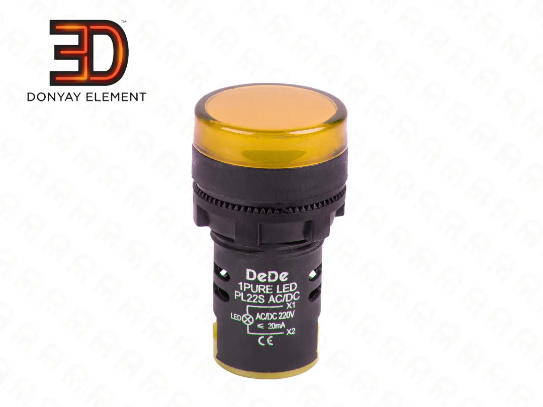 لامپ سیگنال LED زرد